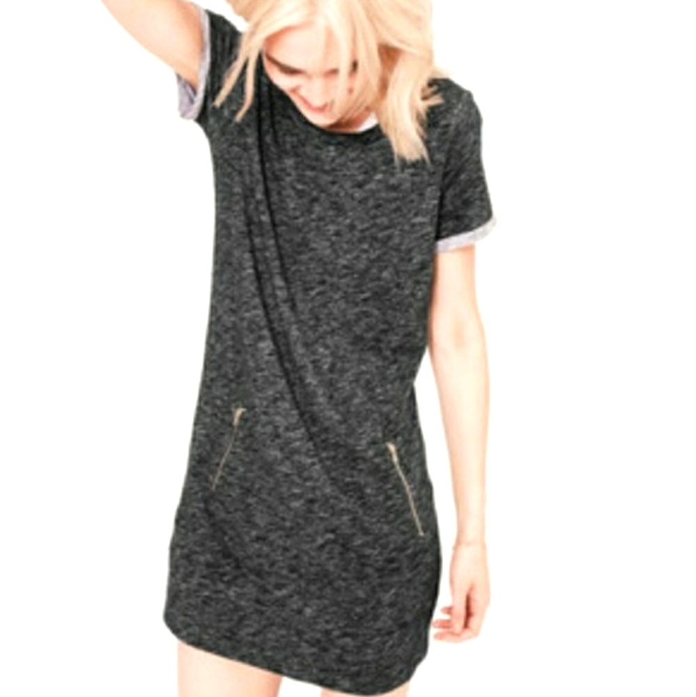 🚨Lou & Grey Spacedye Gray Tee Dress